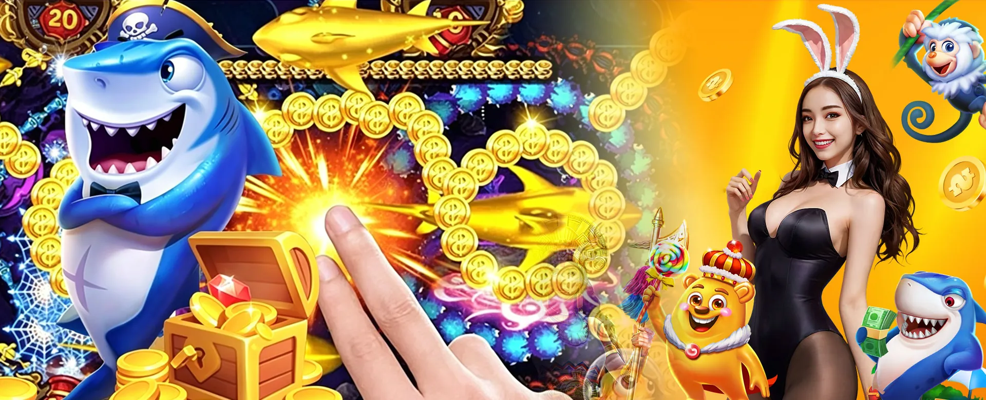 Fachai Registration Page Hero Image with Online Gaming Elements